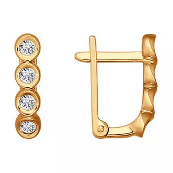 Серьги детские из золота 026486