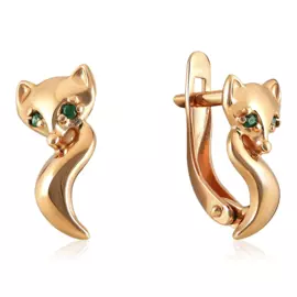 Серьги детские из золота 026552