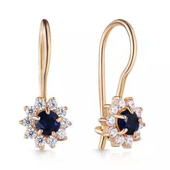 Серьги детские из золота 02661