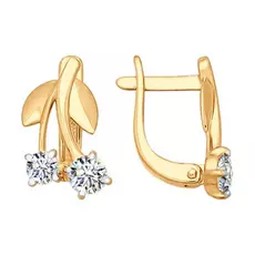 Серьги детские из золота 026688