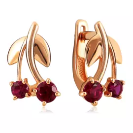 Серьги детские из золота 026689