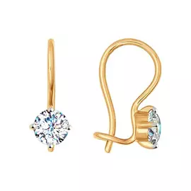 Серьги детские из золота 026946