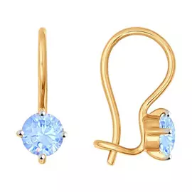 Серьги детские из золота 026948