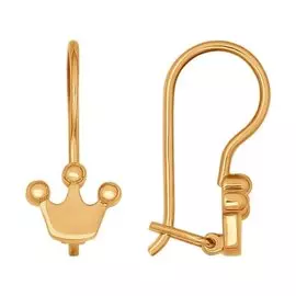 Серьги детские из золота 027026