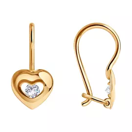 Серьги детские из золота 027177