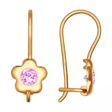 Серьги детские из золота 027226