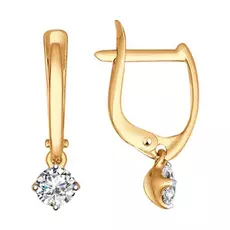 Серьги детские из золота 027396