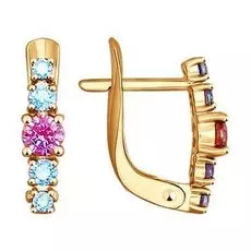 Серьги детские из золота 027450