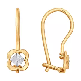 Серьги детские из золота 027766