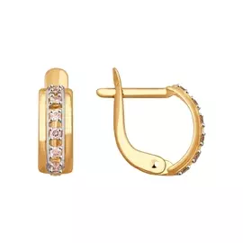 Серьги детские из золота 027874