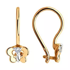 Серьги детские из золота 028416