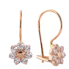 Серьги детские из золота 12-0502