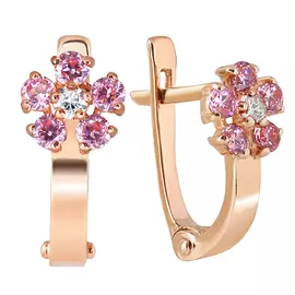 Серьги детские из золота 12-0577