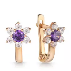 Серьги детские из золота 12-0579