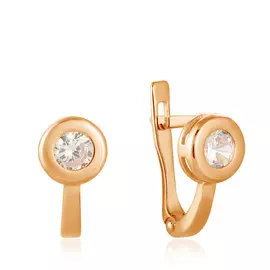 Серьги детские из золота 12-1306