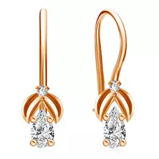 Серьги детские из золота 16611351000