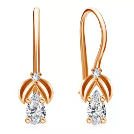 Серьги детские из золота 16611351000