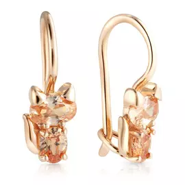 Серьги детские из золота 16611440000