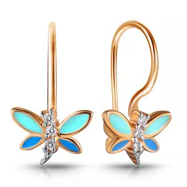 Серьги детские из золота 16614019000