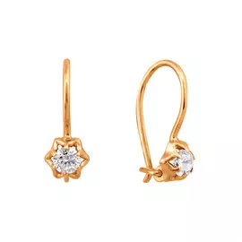 Серьги детские из золота 21-1112-11-01