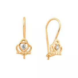 Серьги детские из золота 21-1119-11-01
