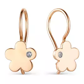 Серьги детские из золота 23286-100