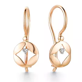 Серьги детские из золота 23364-100