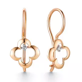 Серьги детские из золота 23365-100