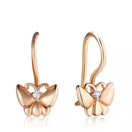 Серьги детские из золота 26611610