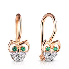 Серьги детские из золота 26611620000