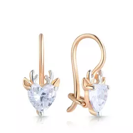 Серьги детские из золота 26611654000