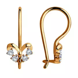 Серьги детские из золота 51-120-00512-1