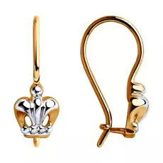 Серьги детские из золота 51-120-00396-1