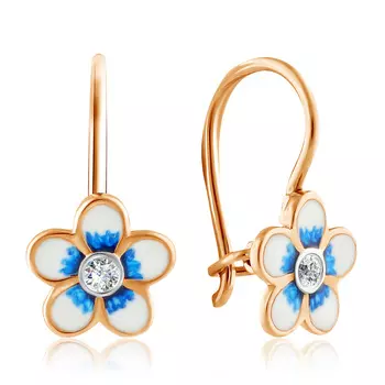 Серьги детские из золота 940647к