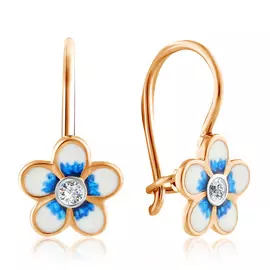 Серьги детские из золота 940647к