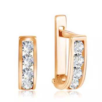 Серьги детские из золота Д0268-021499