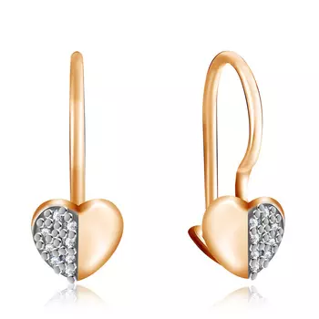 Серьги детские из золота Д0268-026312