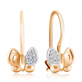 Серьги детские из золота Д0268-026313