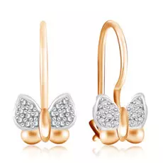 Серьги детские из золота Д0268-026865