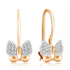 Серьги детские из золота Д0268-026865