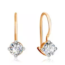 Серьги детские из золота Д0268-026946