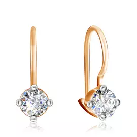 Серьги детские из золота Д0268-026946