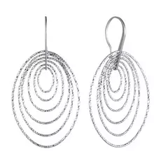 Серьги из серебра 1463_SR_001_WG