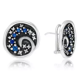 Серьги из серебра 5SFM005E