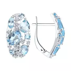 Серьги из серебра 92020171