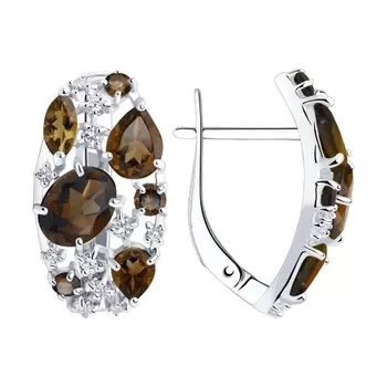 Серьги из серебра 92020229