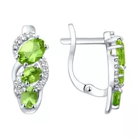 Серьги из серебра 92021141