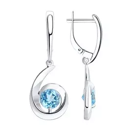 Серьги из серебра 92022073