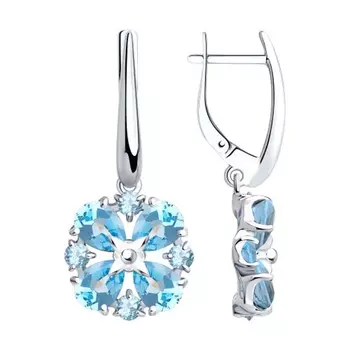 Серьги из серебра 92022134