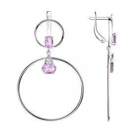 Серьги из серебра 92022174